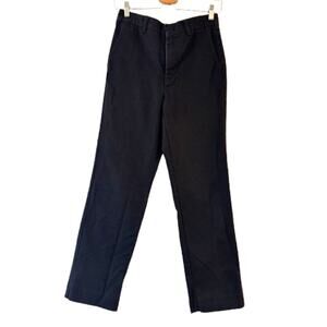 Mark Twain Elderwear Boys Uniform Pants 29x30 Black Tapered Flat Front Pocket